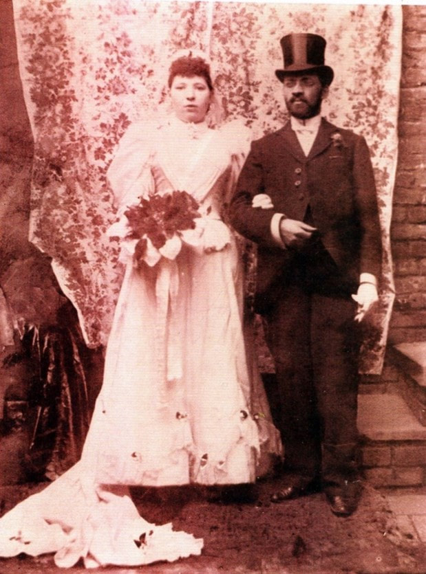 PictureJaney Scheider and Jospeh Freedman wedding 3 July 1895